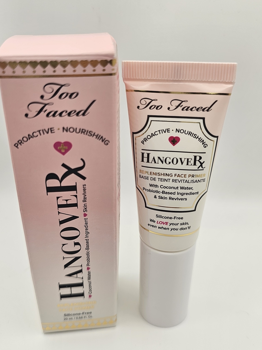 NEW Too Faced HangoveRx Replenishing Face Primer Silicone Free 20 mL 0.68 fl oz